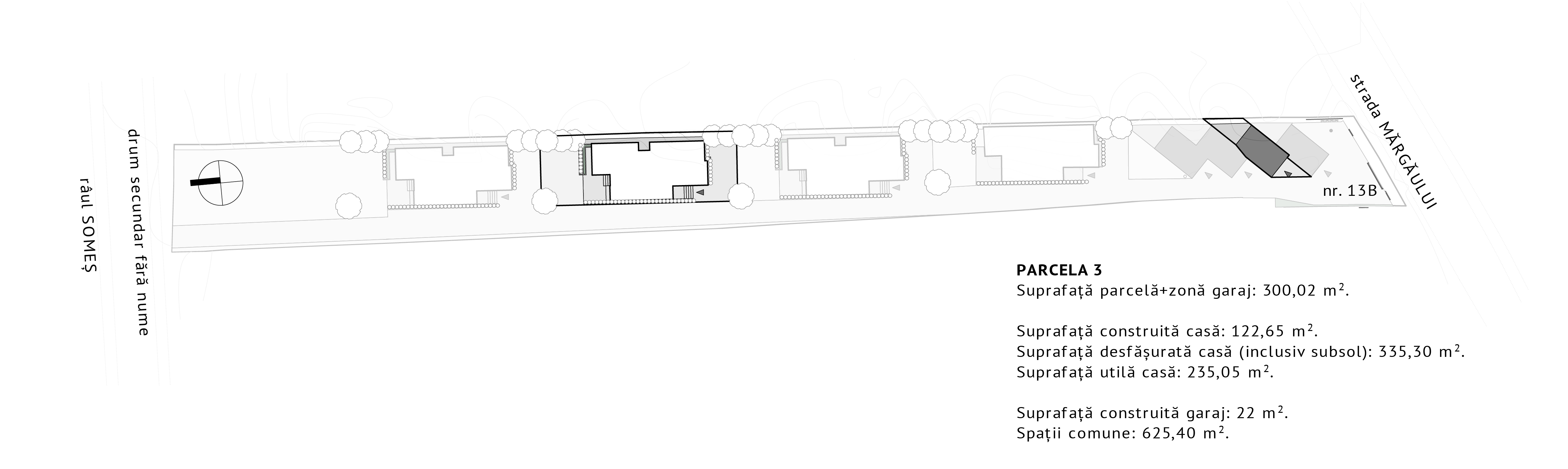 Plan situatie parcela 3 Plan situatie parcela 3